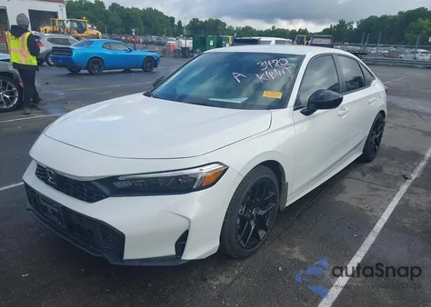 2025 Honda Civic Sport из США, поврежденный, VIN 2HGFE2F5XSH543480